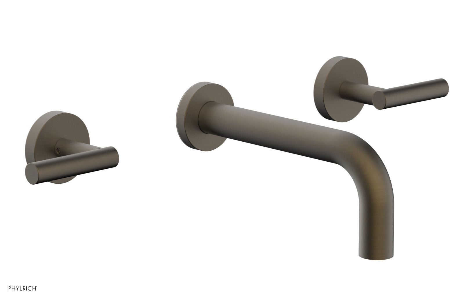 Phylrich TRANSITION Wall Lavatory Set 7 1/2" Spout - Lever Handles by Phylrich