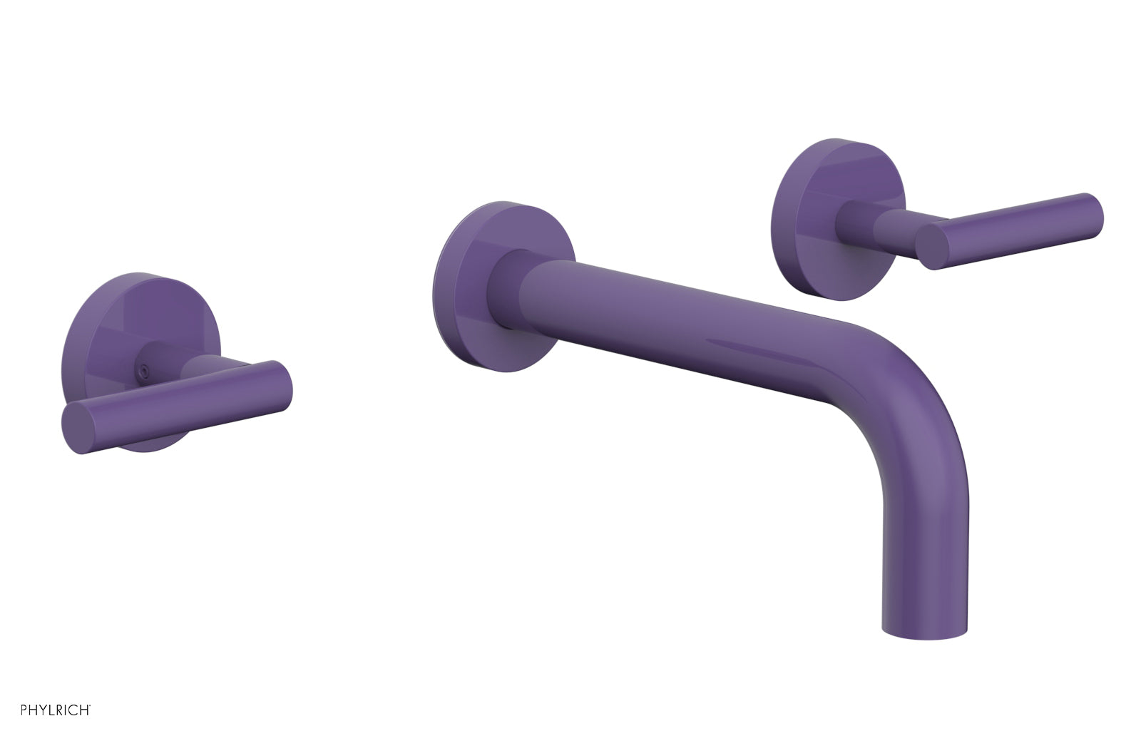 Phylrich TRANSITION Wall Lavatory Set 7 1/2" Spout - Lever Handles