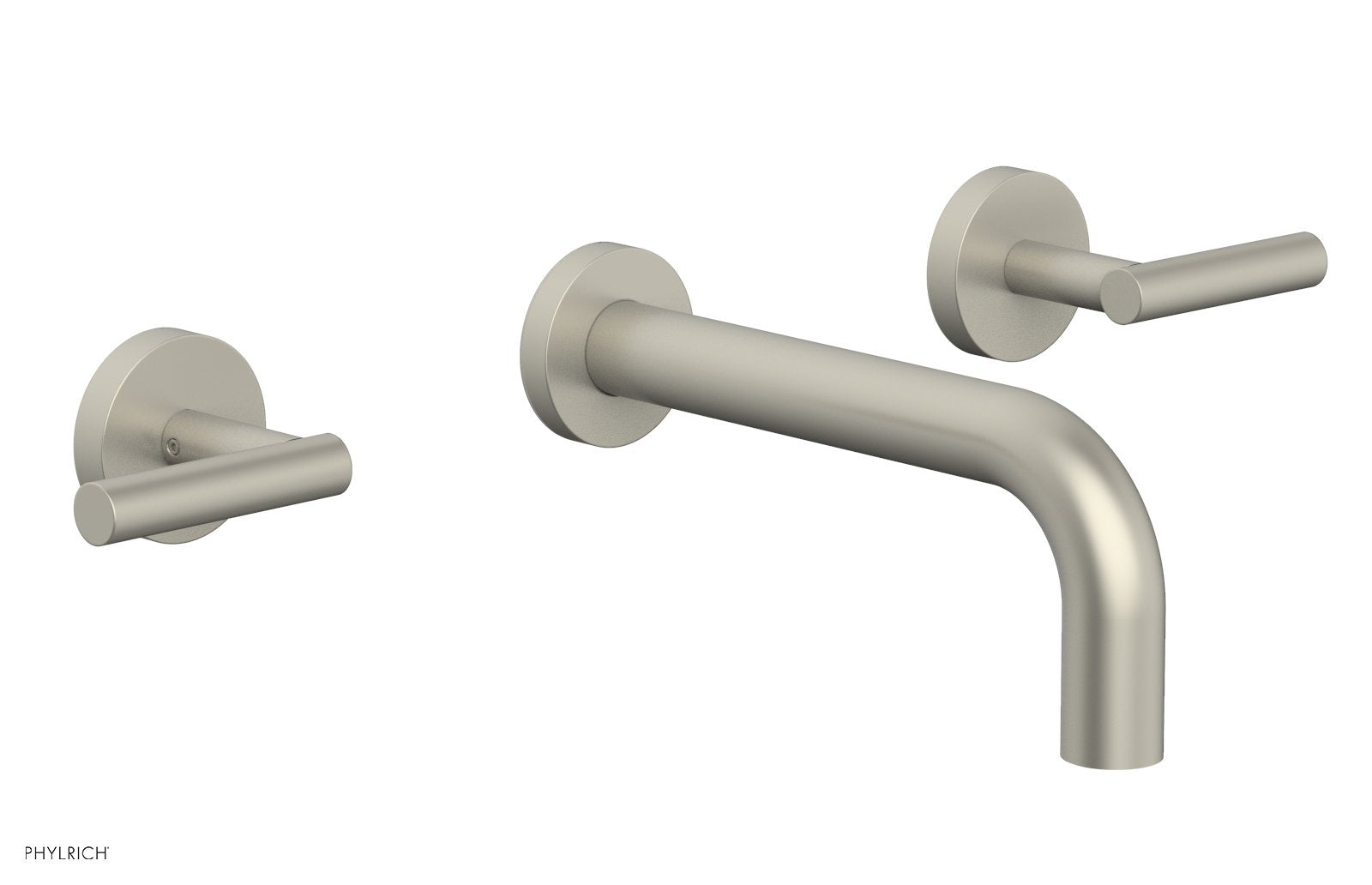 Phylrich TRANSITION Wall Lavatory Set 7 1/2" Spout - Lever Handles by Phylrich