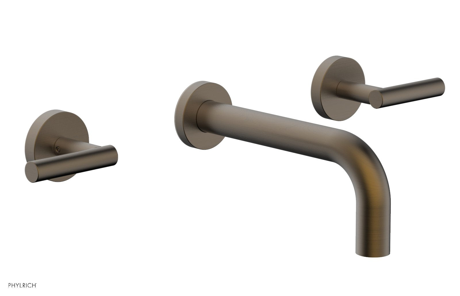 Phylrich TRANSITION Wall Lavatory Set 7 1/2" Spout - Lever Handles by Phylrich