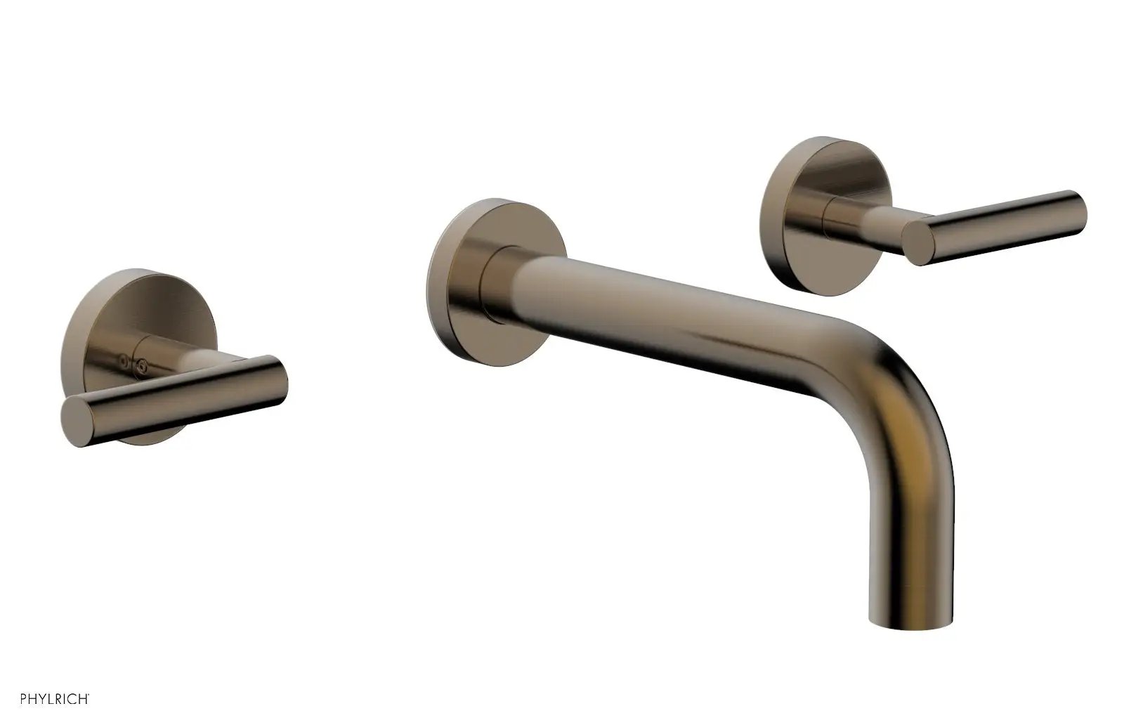Phylrich TRANSITION Wall Lavatory Set 7 1/2" Spout - Lever Handles by Phylrich