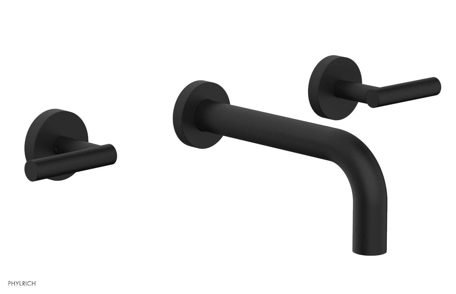 Phylrich TRANSITION Wall Lavatory Set 7 1/2" Spout - Lever Handles by Phylrich