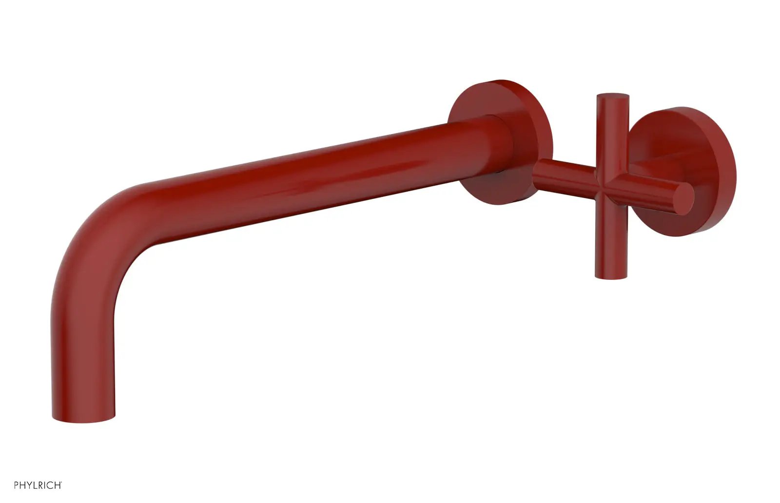 Phylrich TRANSITION 10" Single Handle Wall Lavatory Set - Cross Handle by Phylrich