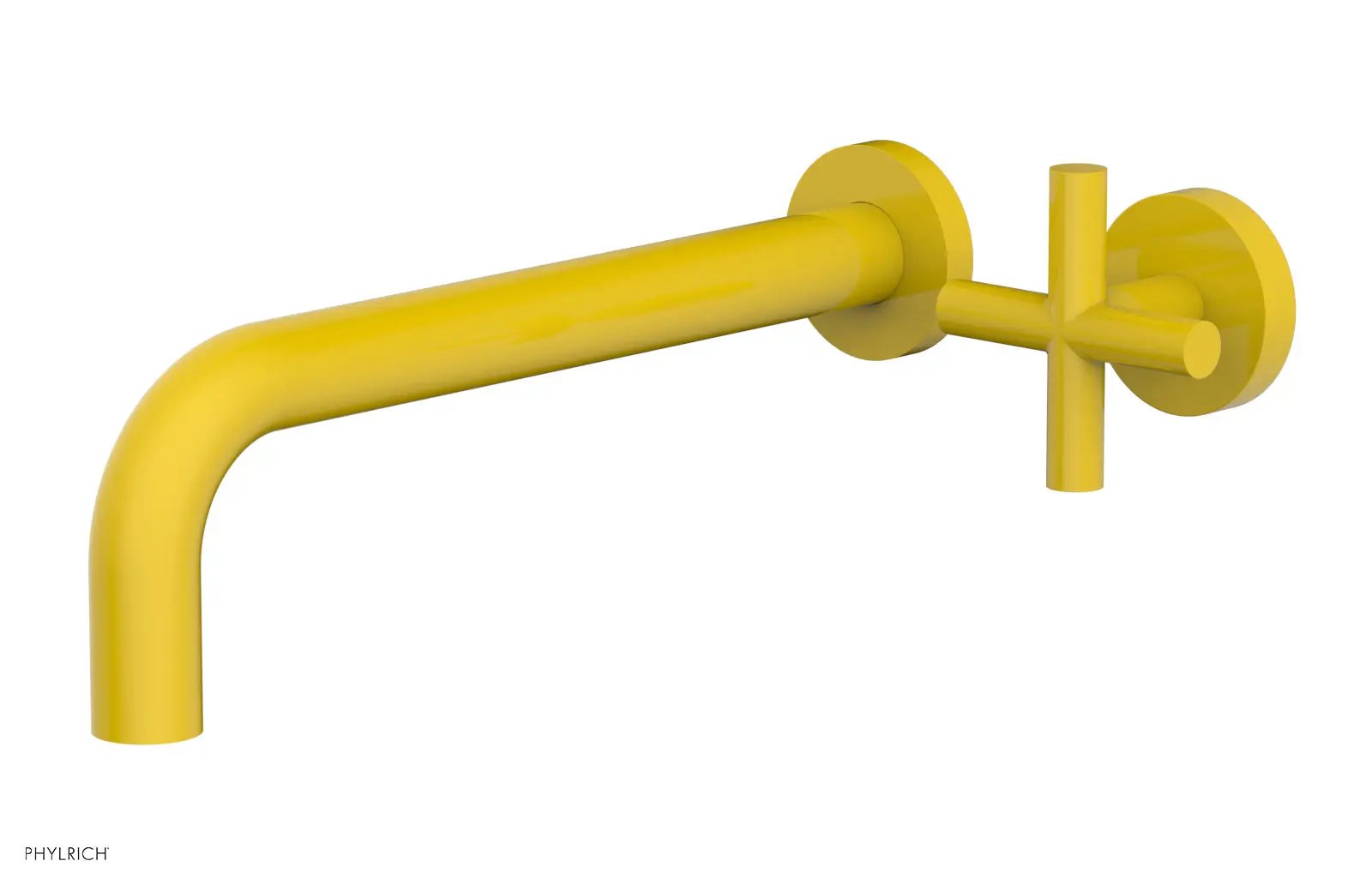 Phylrich TRANSITION 10" Single Handle Wall Lavatory Set - Cross Handle by Phylrich