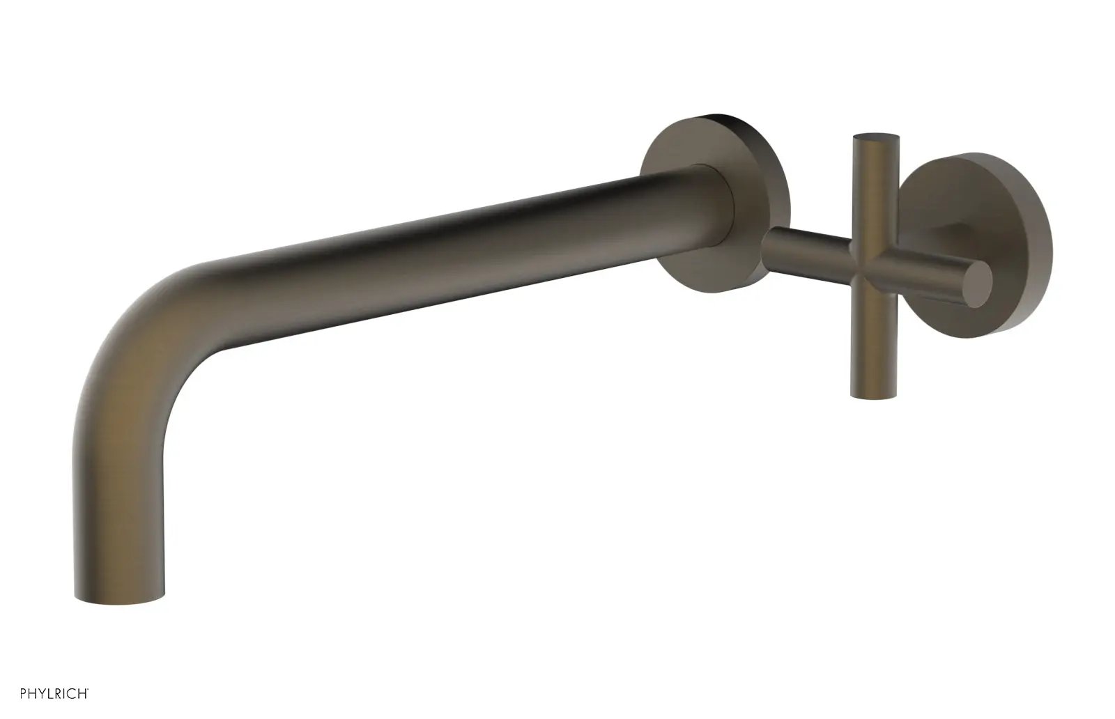 Phylrich TRANSITION 10" Single Handle Wall Lavatory Set - Cross Handle by Phylrich
