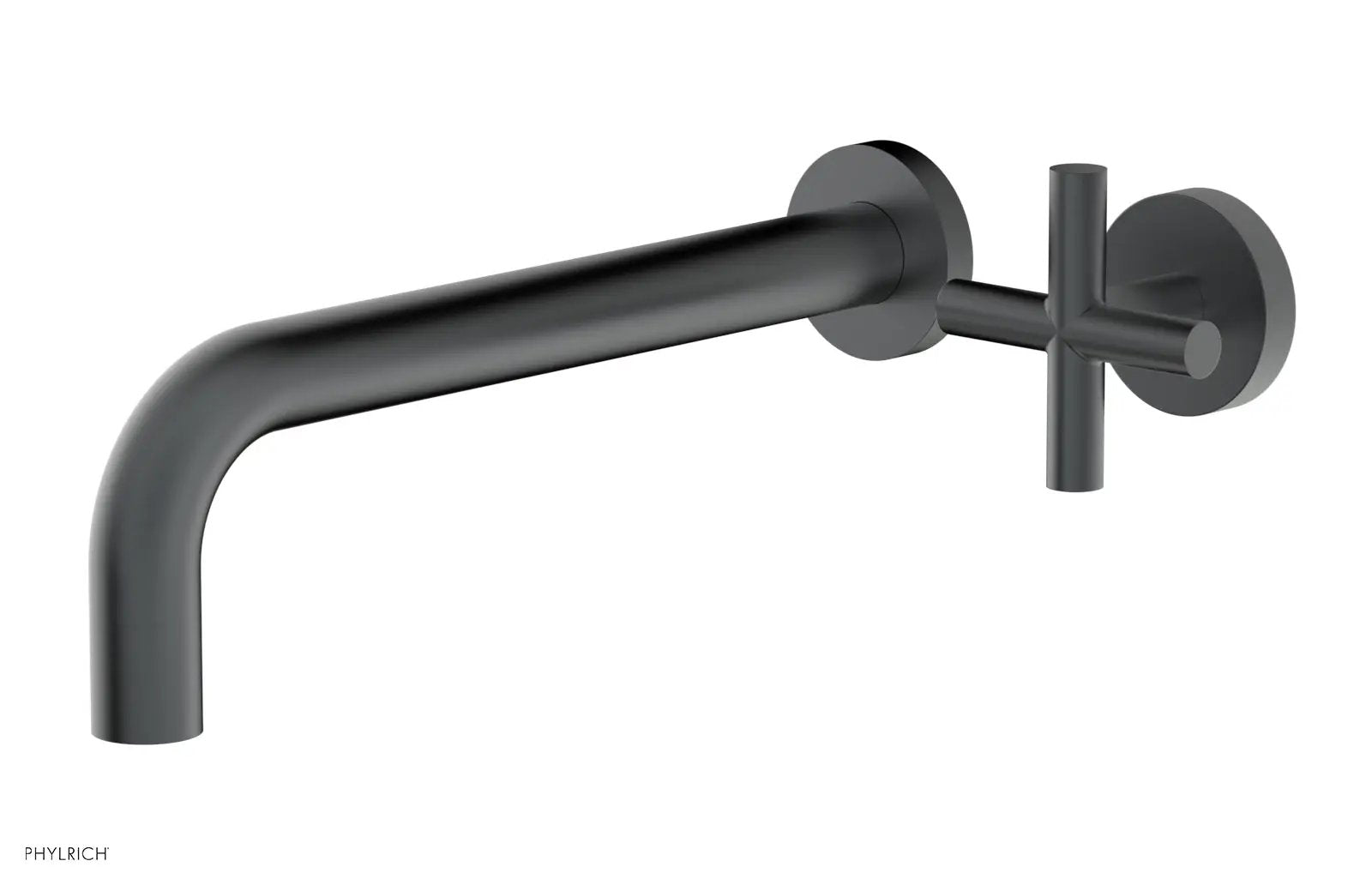 Phylrich TRANSITION 10" Single Handle Wall Lavatory Set - Cross Handle by Phylrich