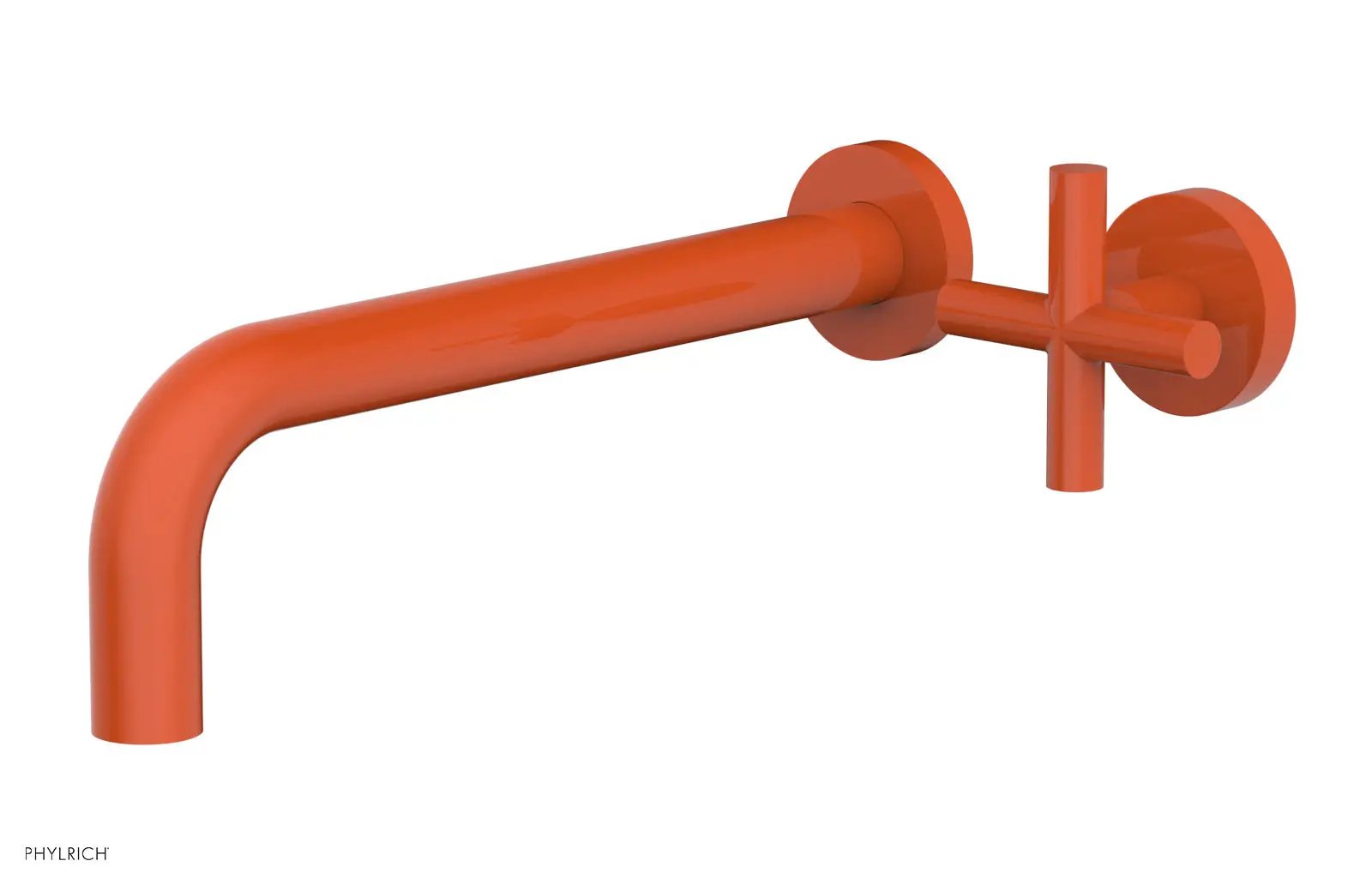 Phylrich TRANSITION 10" Single Handle Wall Lavatory Set - Cross Handle by Phylrich