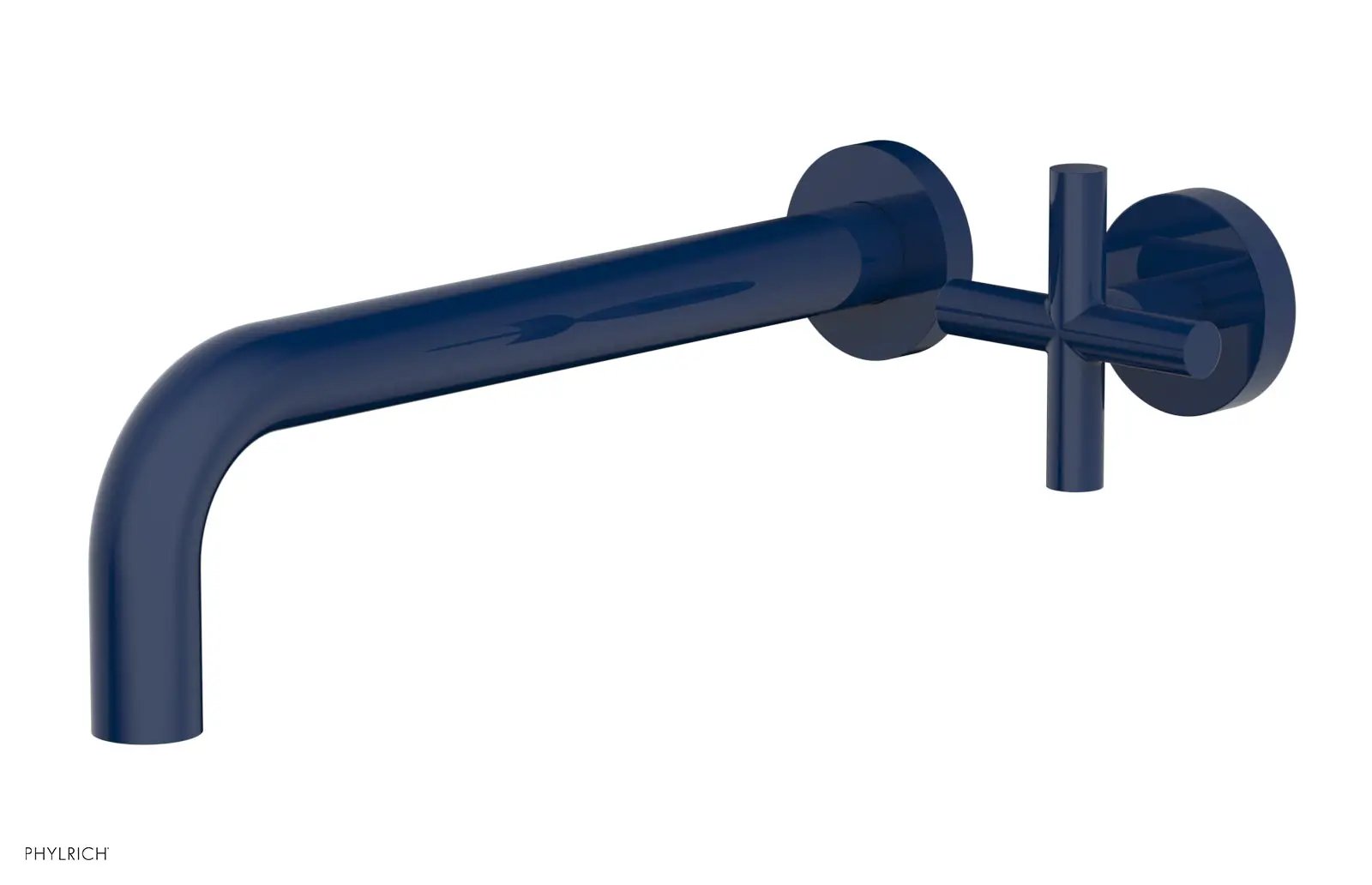 Phylrich TRANSITION 10" Single Handle Wall Lavatory Set - Cross Handle by Phylrich