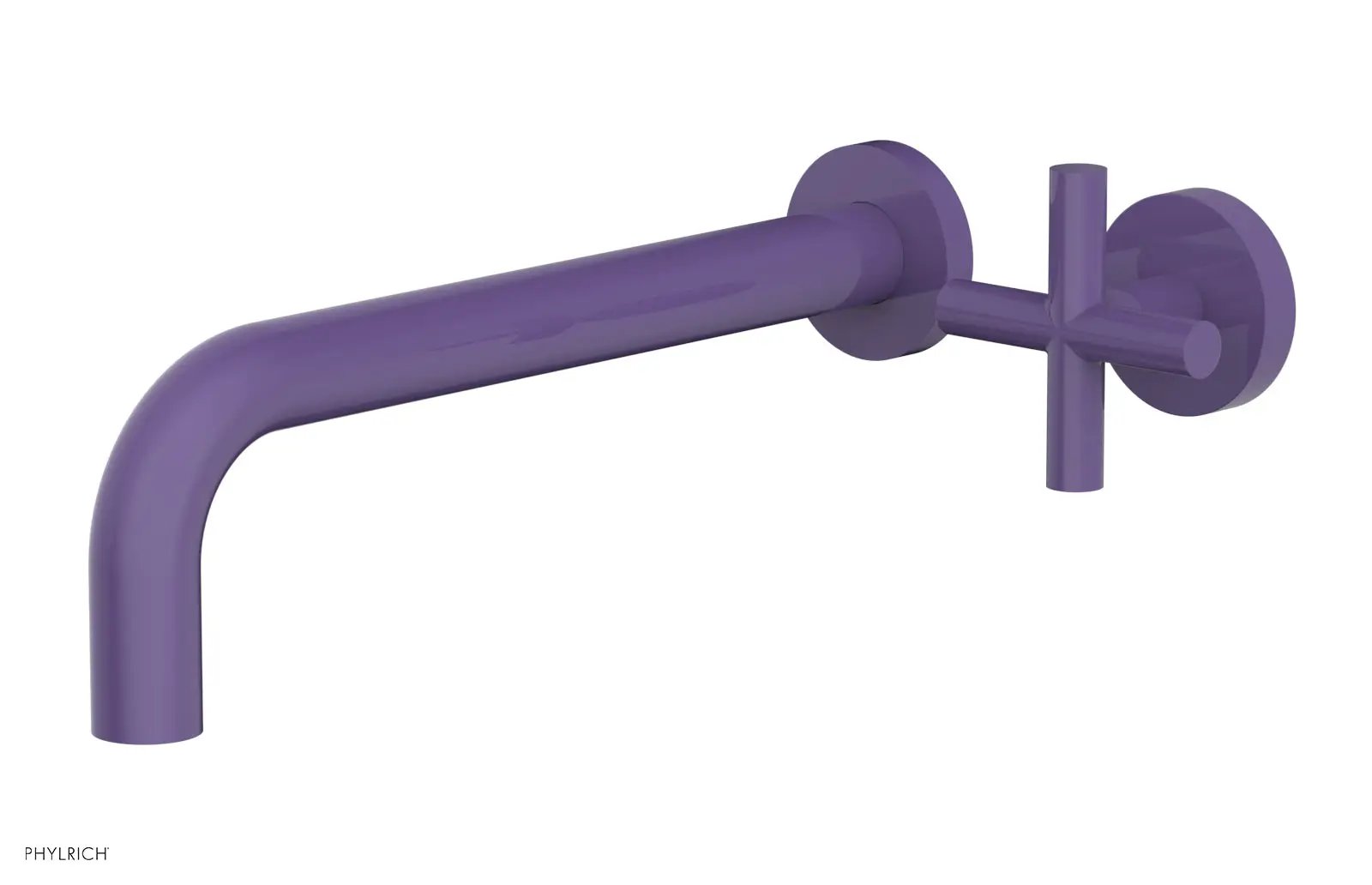 Phylrich TRANSITION 10" Single Handle Wall Lavatory Set - Cross Handle by Phylrich
