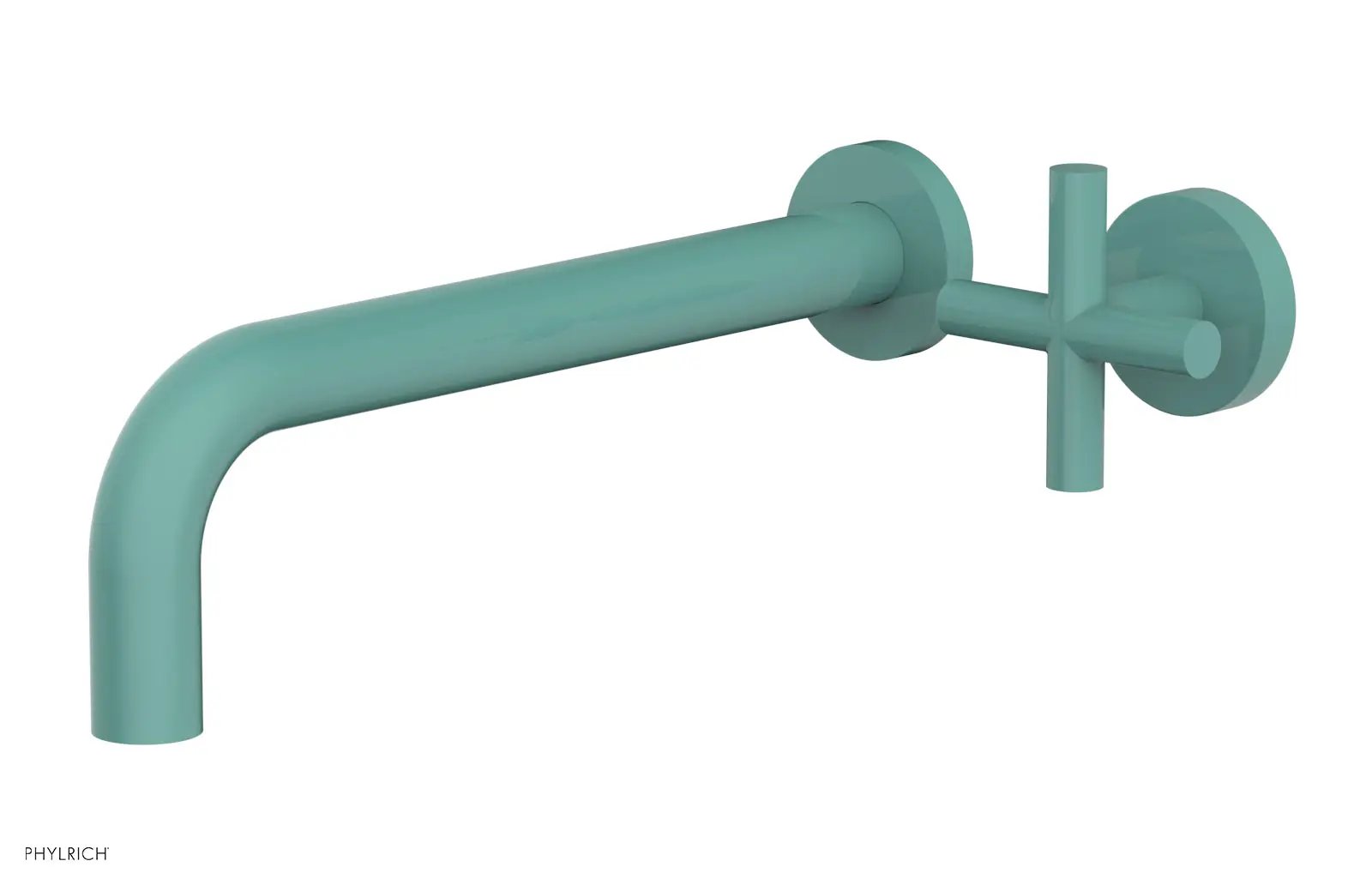 Phylrich TRANSITION 10" Single Handle Wall Lavatory Set - Cross Handle by Phylrich