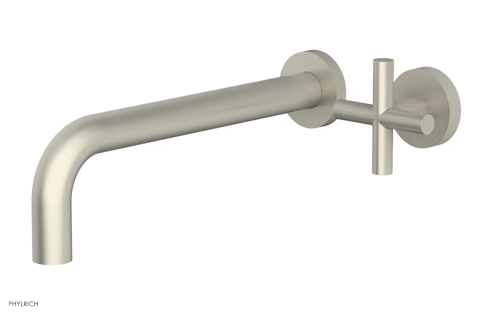 Phylrich TRANSITION 10" Single Handle Wall Lavatory Set - Cross Handle by Phylrich