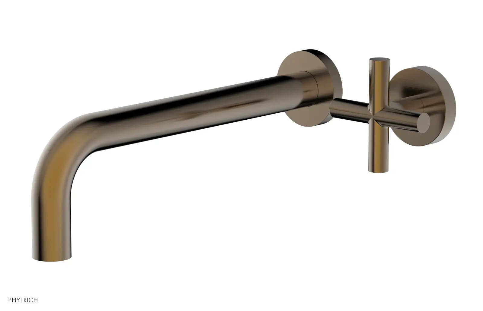 Phylrich TRANSITION 10" Single Handle Wall Lavatory Set - Cross Handle by Phylrich