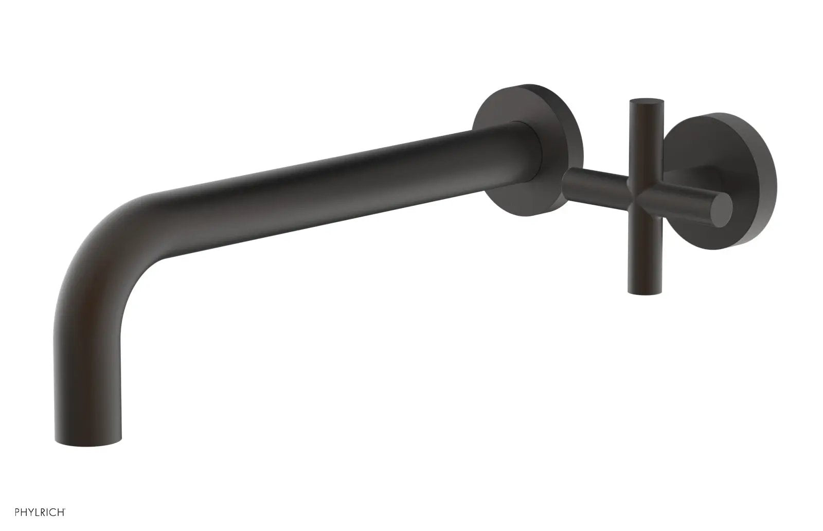 Phylrich TRANSITION 10" Single Handle Wall Lavatory Set - Cross Handle by Phylrich