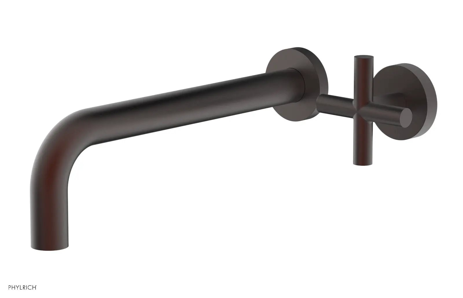 Phylrich TRANSITION 10" Single Handle Wall Lavatory Set - Cross Handle by Phylrich
