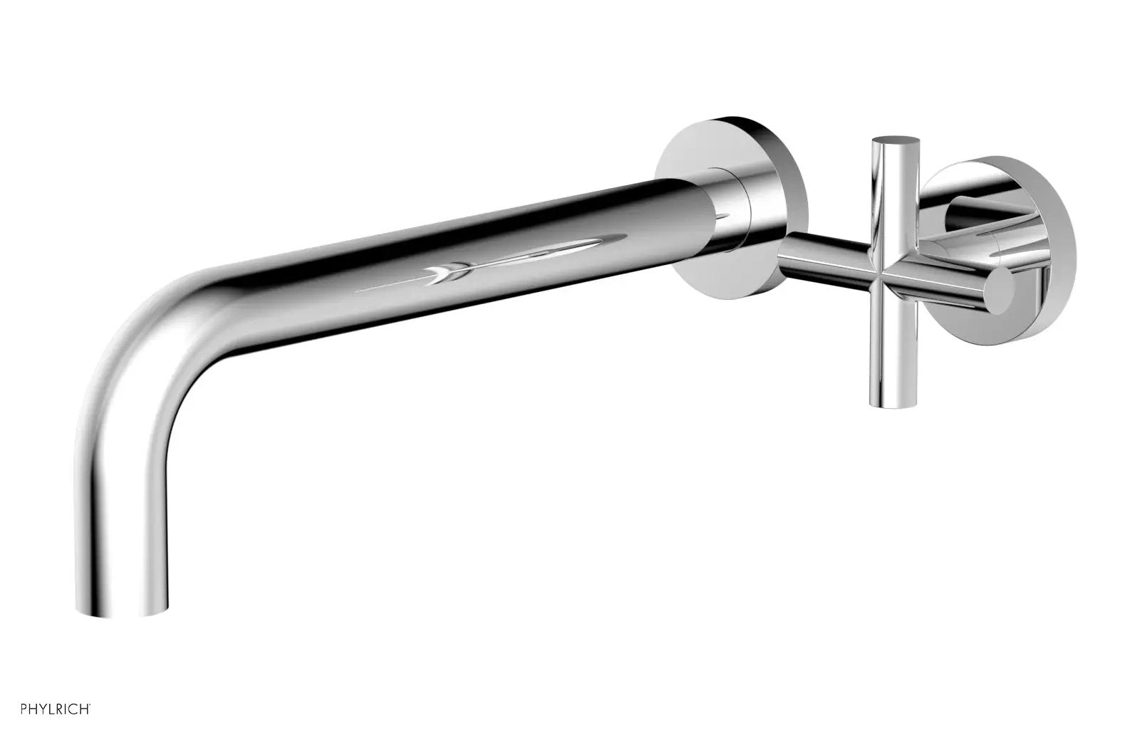polished chrome lavatory set