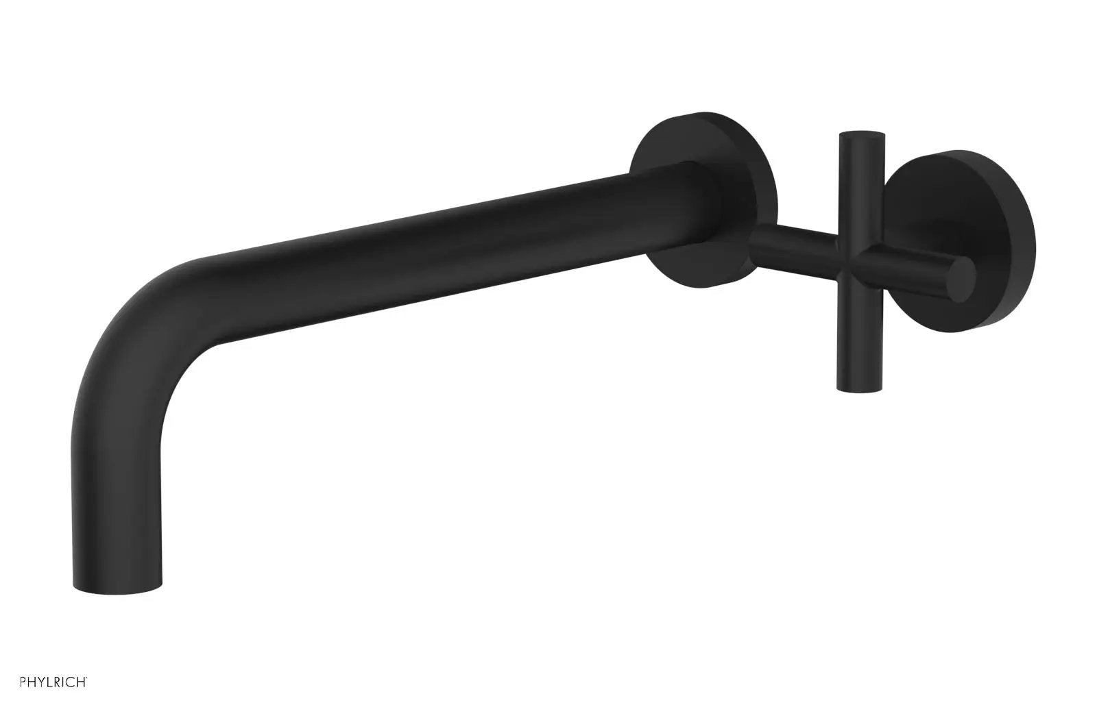 Phylrich TRANSITION 10" Single Handle Wall Lavatory Set - Cross Handle by Phylrich