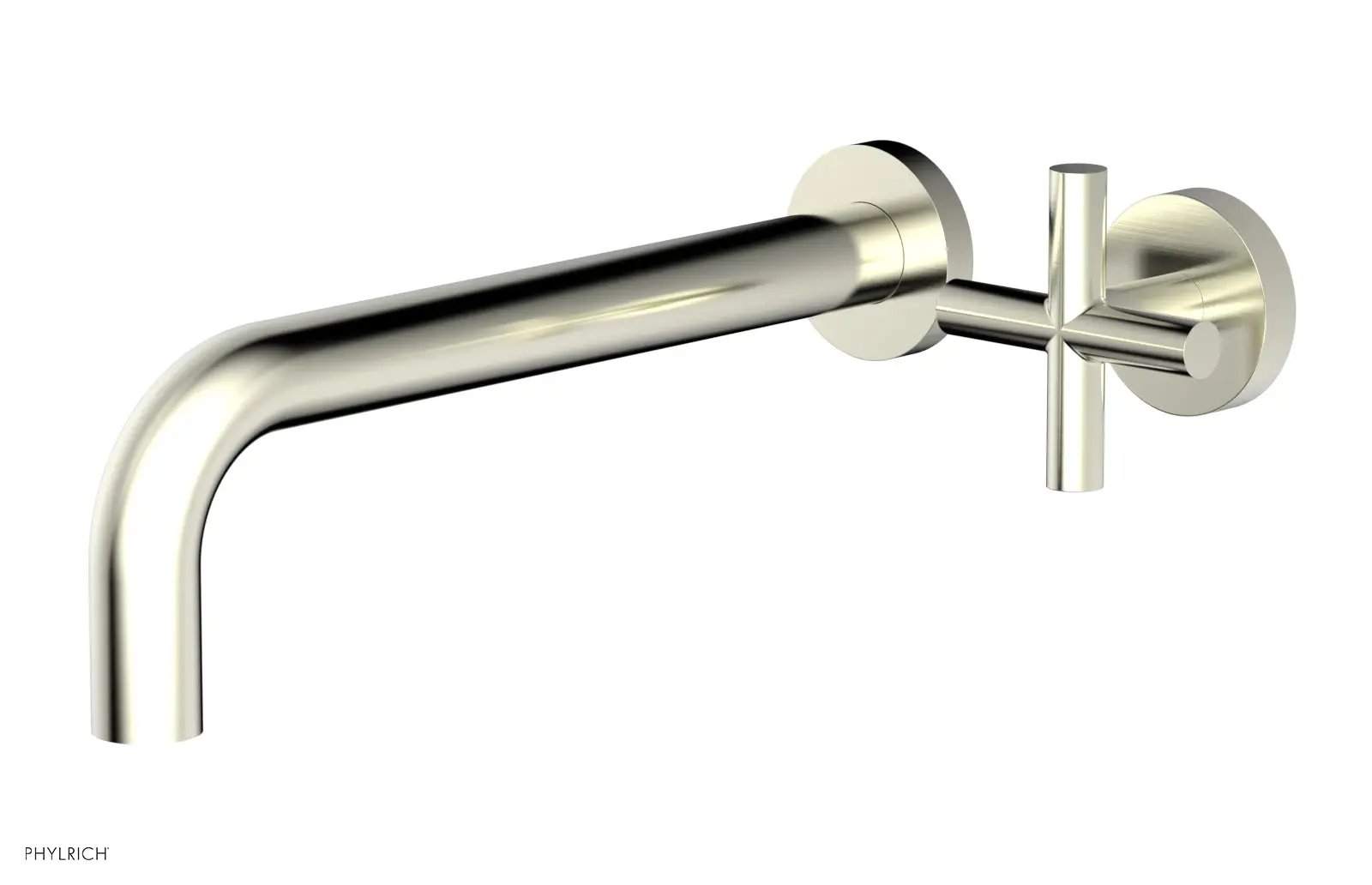 Phylrich TRANSITION 10" Single Handle Wall Lavatory Set - Cross Handle by Phylrich