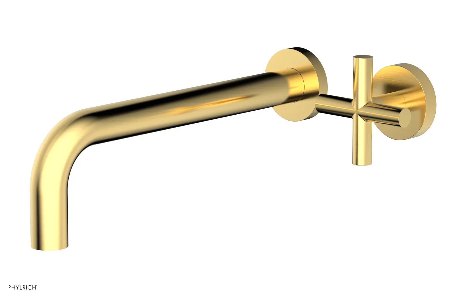 Phylrich TRANSITION 10" Single Handle Wall Lavatory Set - Cross Handle by Phylrich