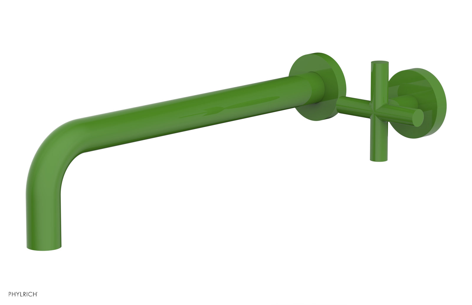 Phylrich TRANSITION 12" Single Handle Wall Lavatory Set - Cross Handle by Phylrich