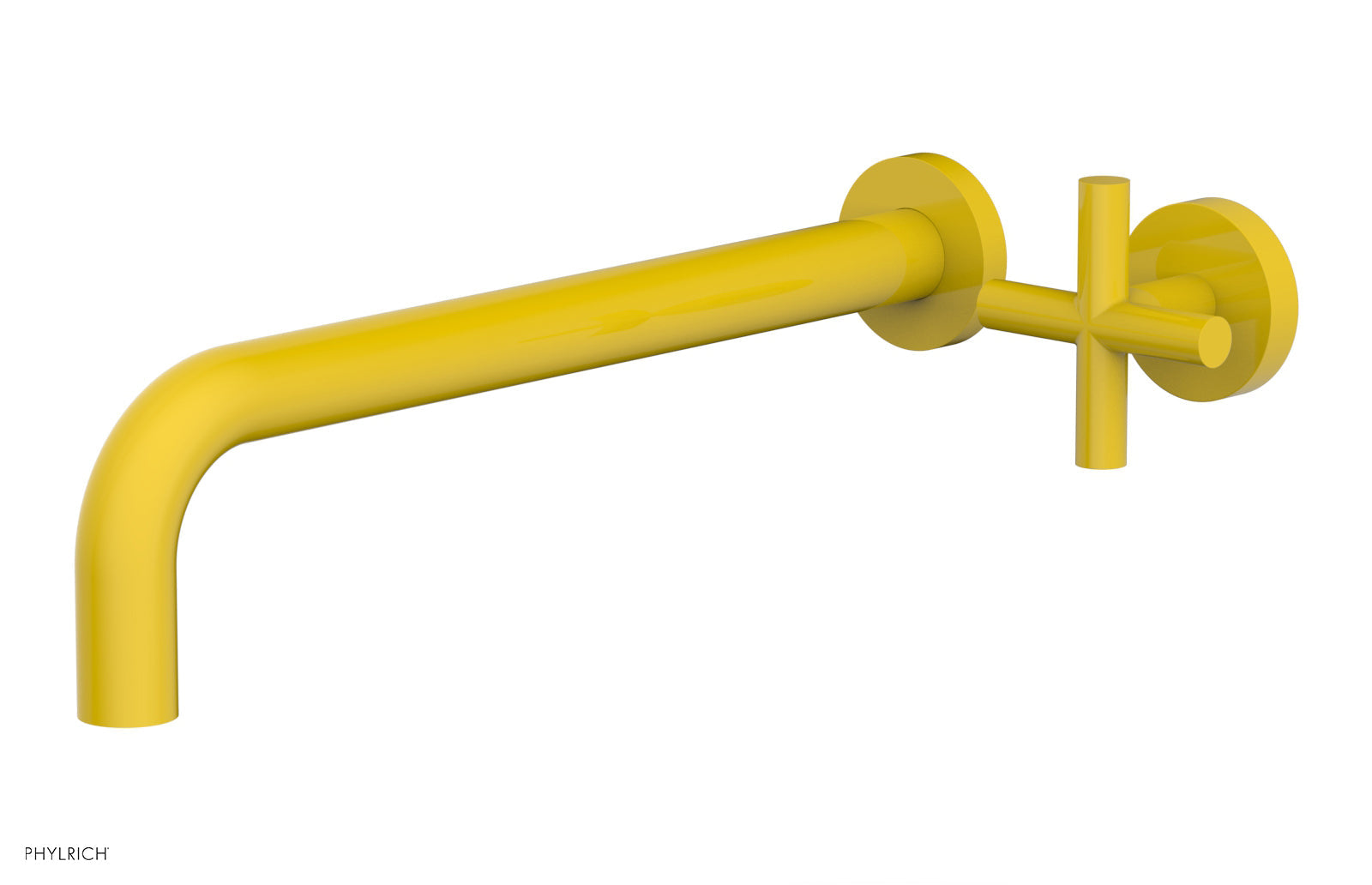 Phylrich TRANSITION 12" Single Handle Wall Lavatory Set - Cross Handle by Phylrich