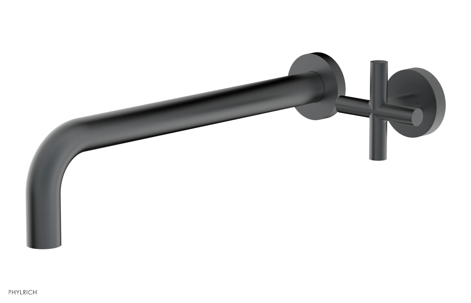 Phylrich TRANSITION 12" Single Handle Wall Lavatory Set - Cross Handle by Phylrich