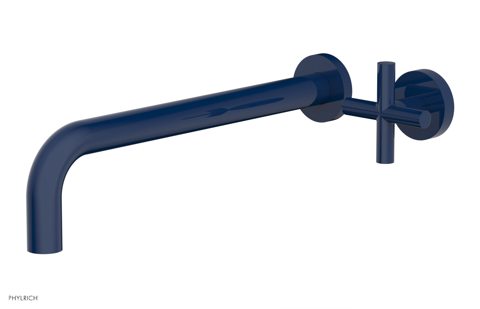 Phylrich TRANSITION 12" Single Handle Wall Lavatory Set - Cross Handle by Phylrich