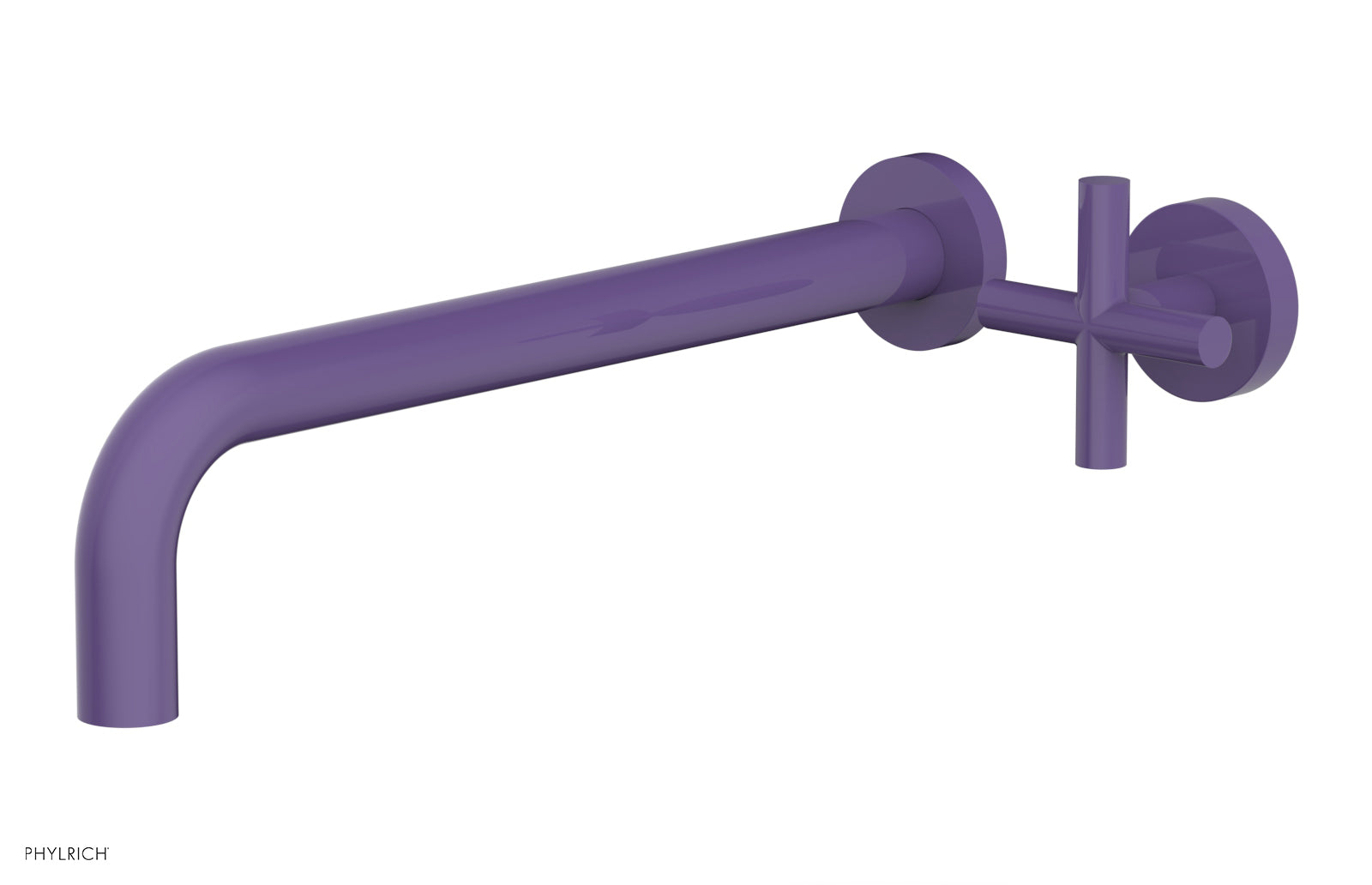 Phylrich TRANSITION 12" Single Handle Wall Lavatory Set - Cross Handle by Phylrich