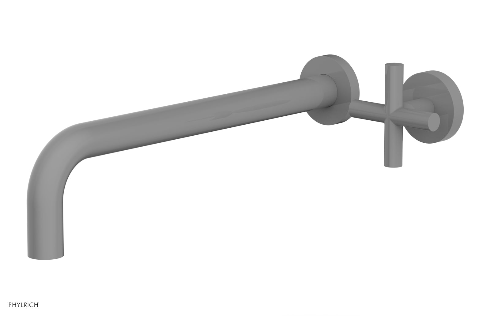 Phylrich TRANSITION 12" Single Handle Wall Lavatory Set - Cross Handle by Phylrich