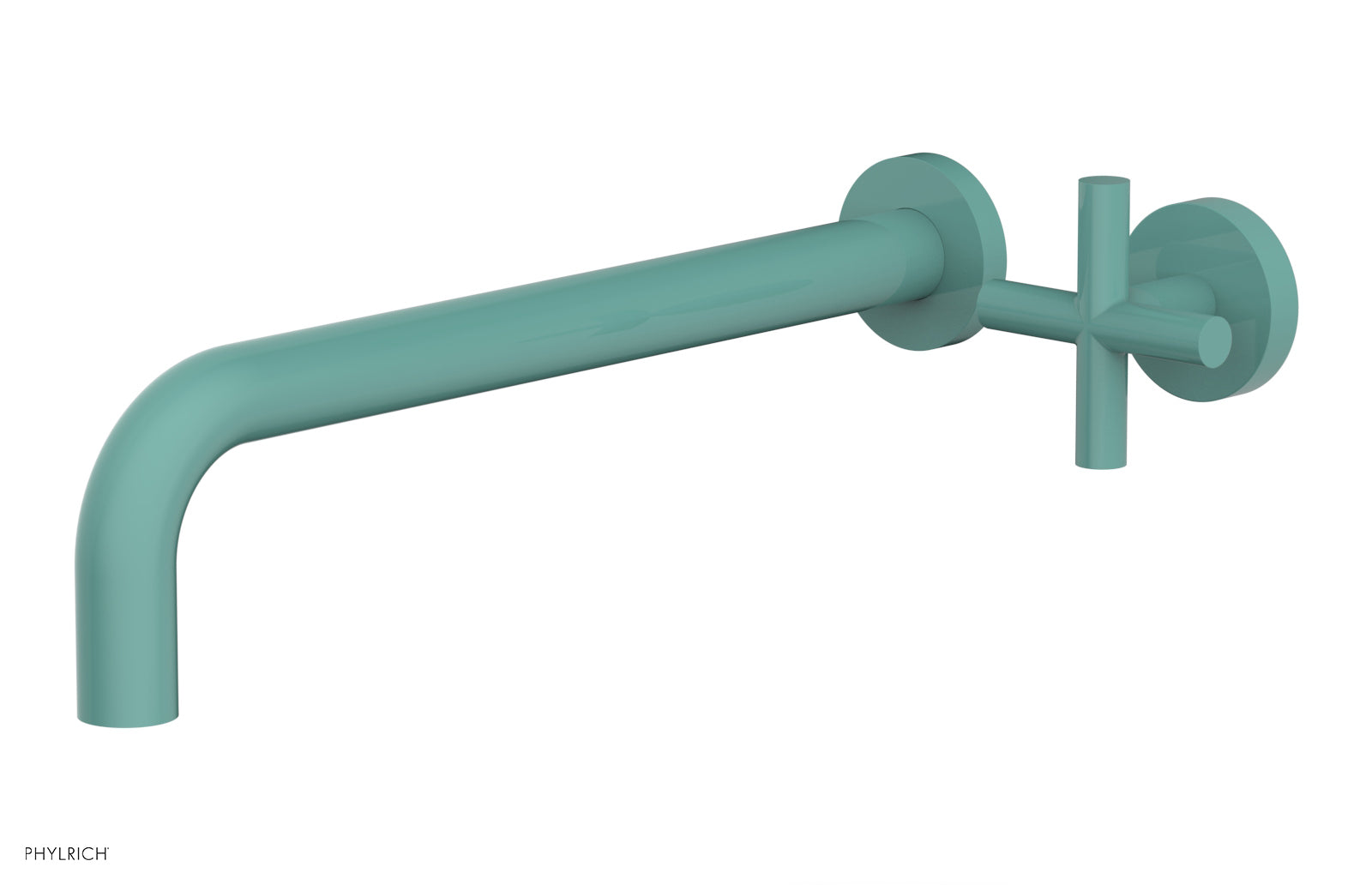 Phylrich TRANSITION 12" Single Handle Wall Lavatory Set - Cross Handle by Phylrich