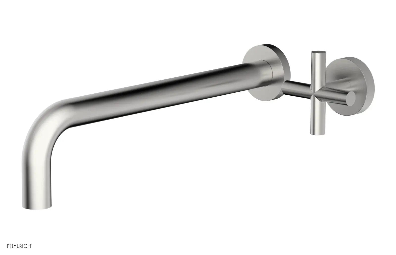 Phylrich TRANSITION 12" Single Handle Wall Lavatory Set - Cross Handle by Phylrich