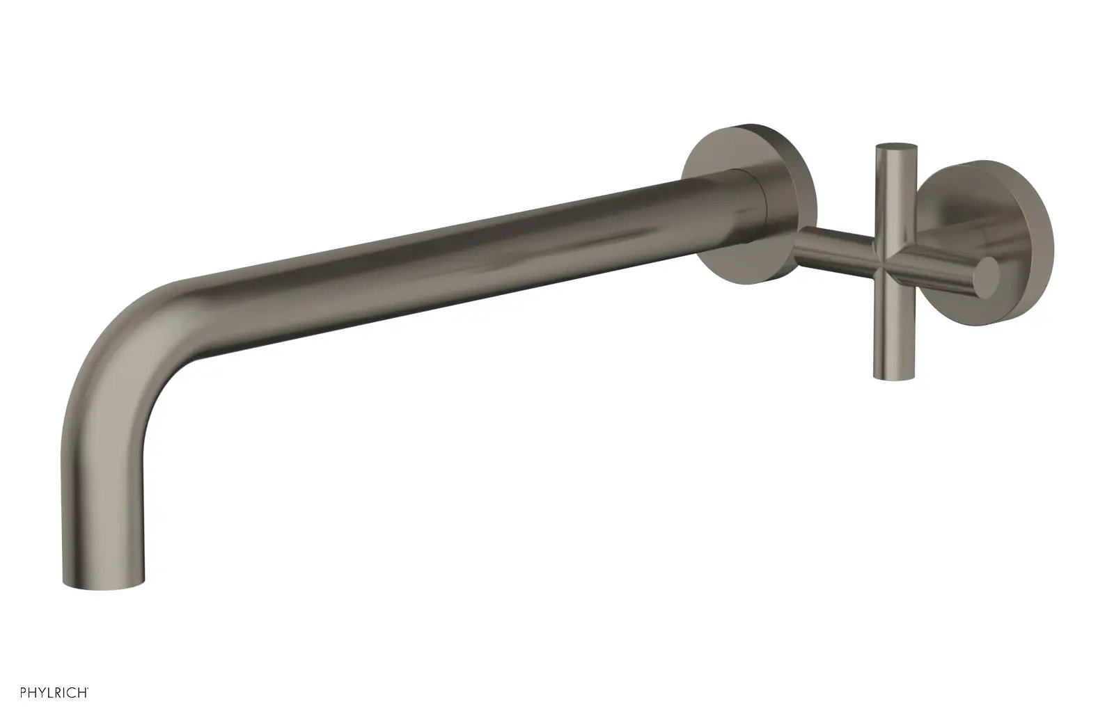 Phylrich TRANSITION 12" Single Handle Wall Lavatory Set - Cross Handle by Phylrich