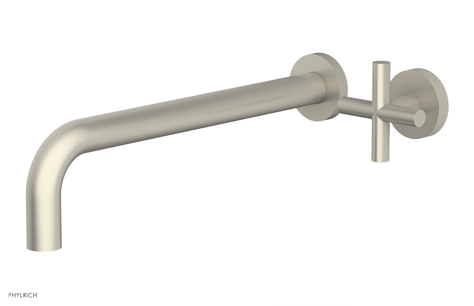 Phylrich TRANSITION 12" Single Handle Wall Lavatory Set - Cross Handle by Phylrich