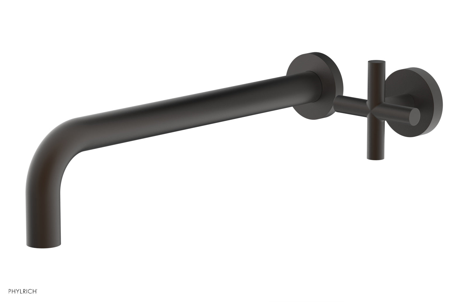 Phylrich TRANSITION 12" Single Handle Wall Lavatory Set - Cross Handle by Phylrich