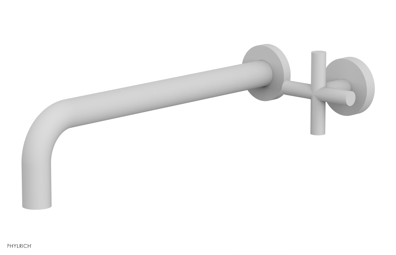 Phylrich TRANSITION 12" Single Handle Wall Lavatory Set - Cross Handle by Phylrich