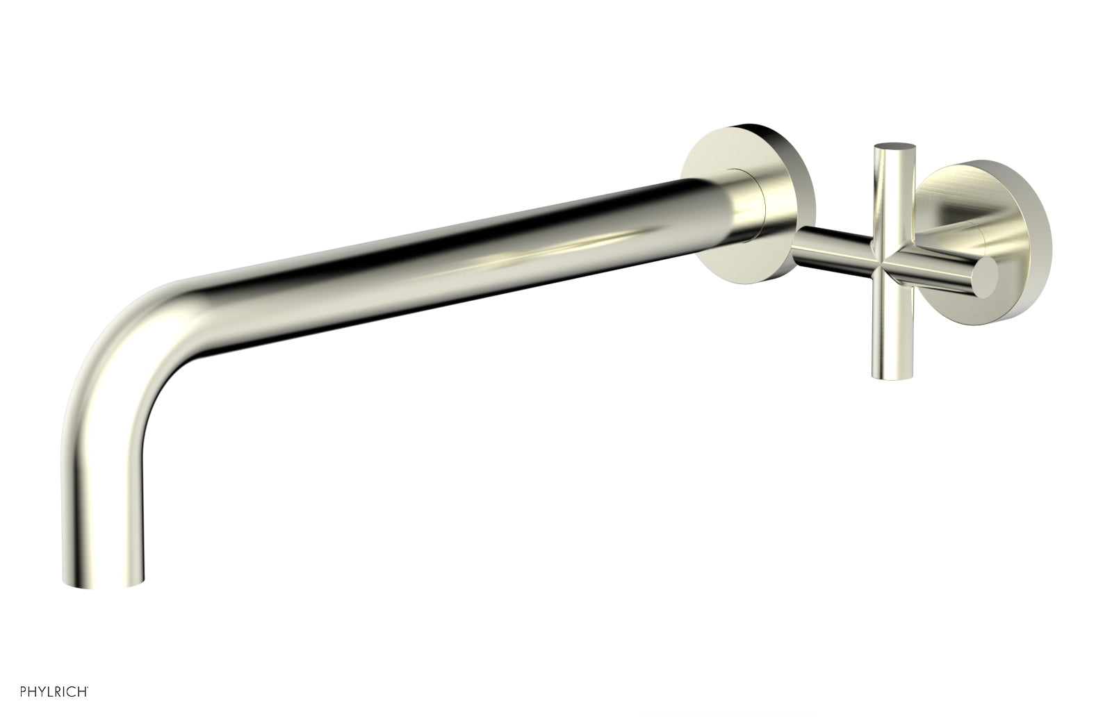 Phylrich TRANSITION 12" Single Handle Wall Lavatory Set - Cross Handle by Phylrich