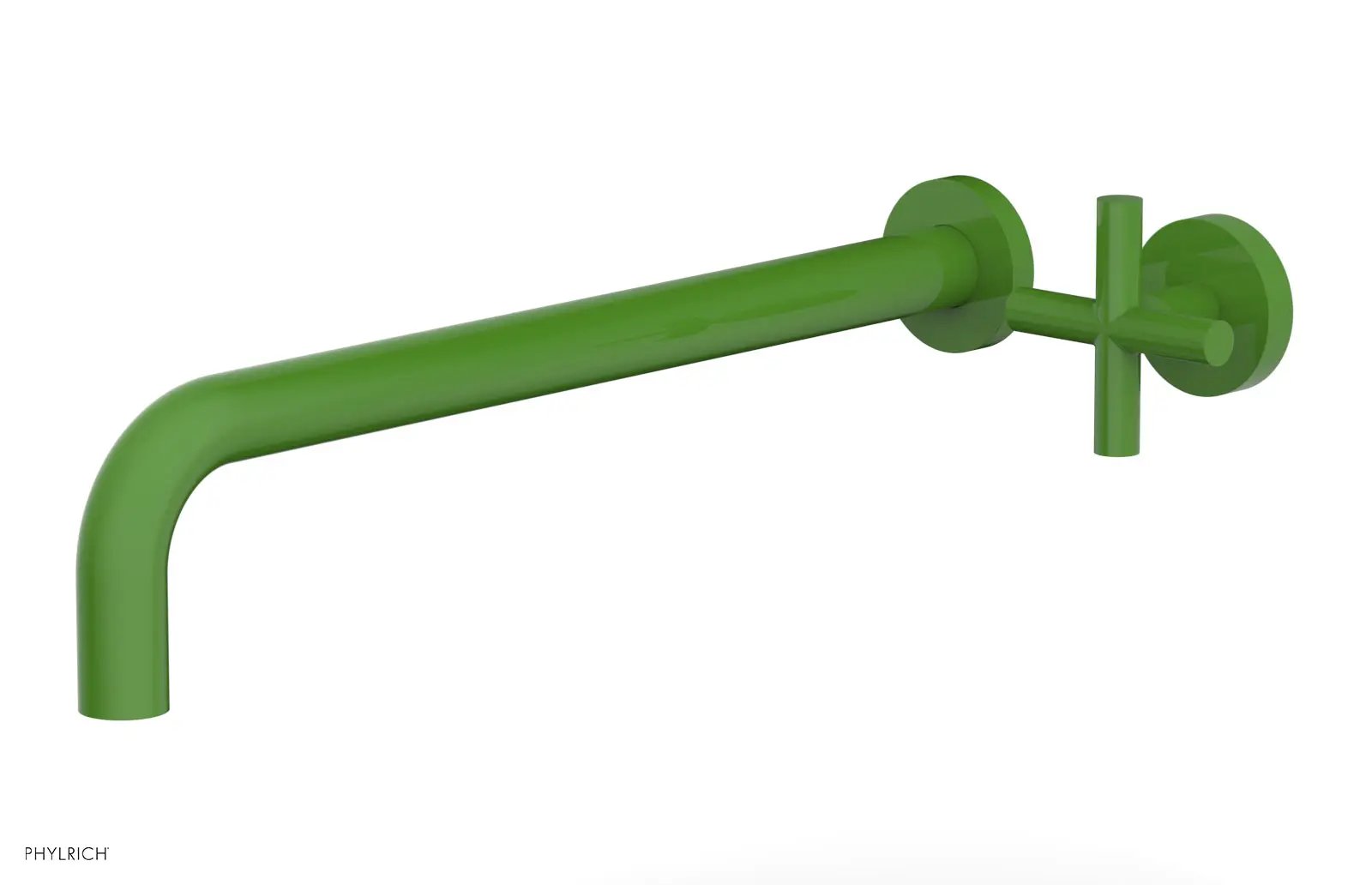 Phylrich TRANSITION 14" Single Handle Wall Lavatory Set - Cross Handle by Phylrich