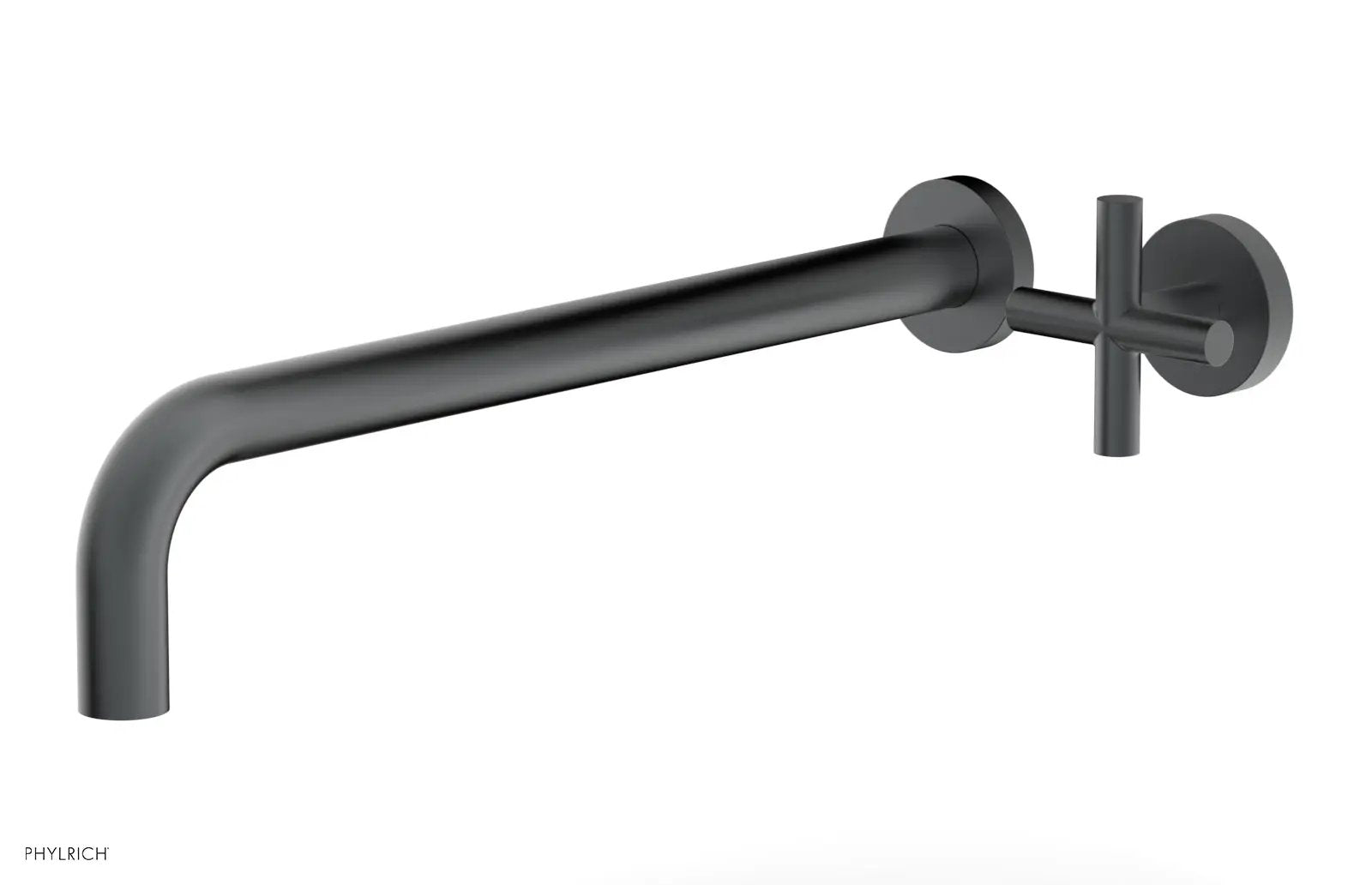 Phylrich TRANSITION 14" Single Handle Wall Lavatory Set - Cross Handle by Phylrich