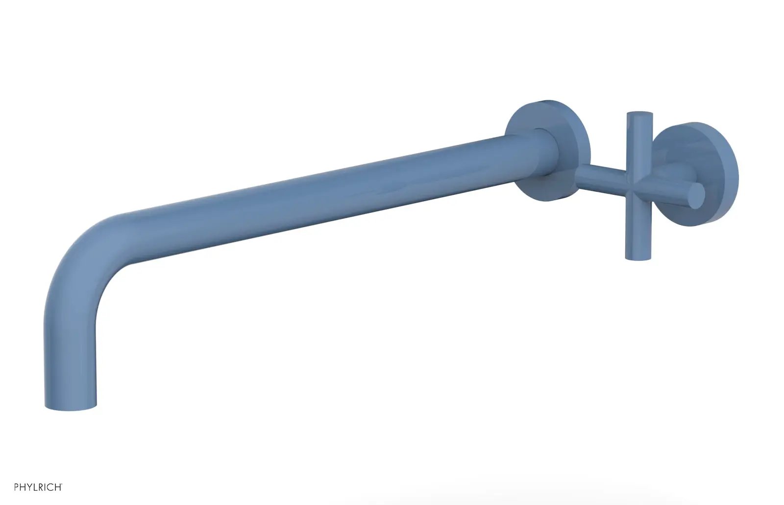 Phylrich TRANSITION 14" Single Handle Wall Lavatory Set - Cross Handle by Phylrich