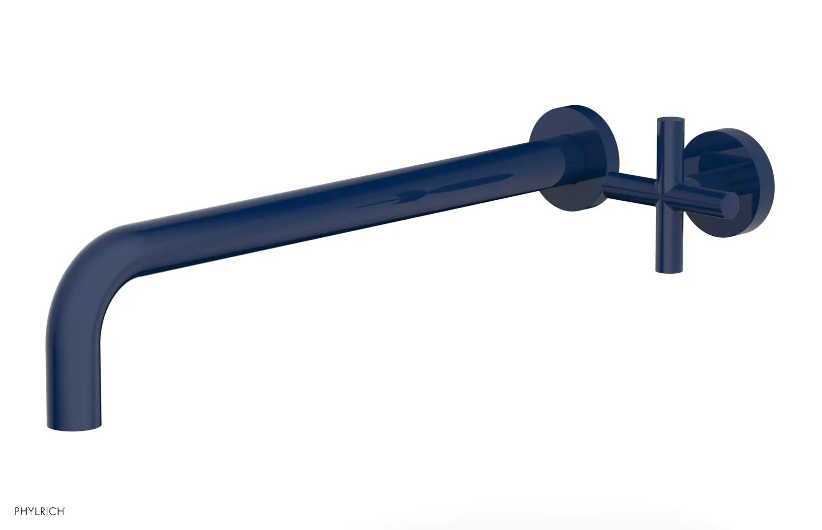 Phylrich TRANSITION 14" Single Handle Wall Lavatory Set - Cross Handle by Phylrich