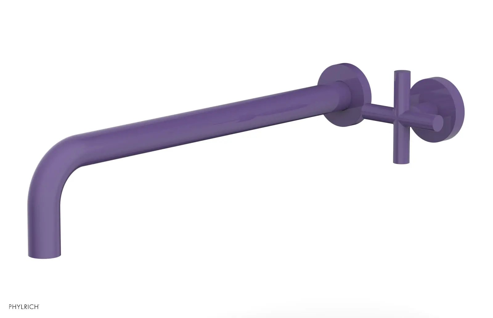 Phylrich TRANSITION 14" Single Handle Wall Lavatory Set - Cross Handle by Phylrich