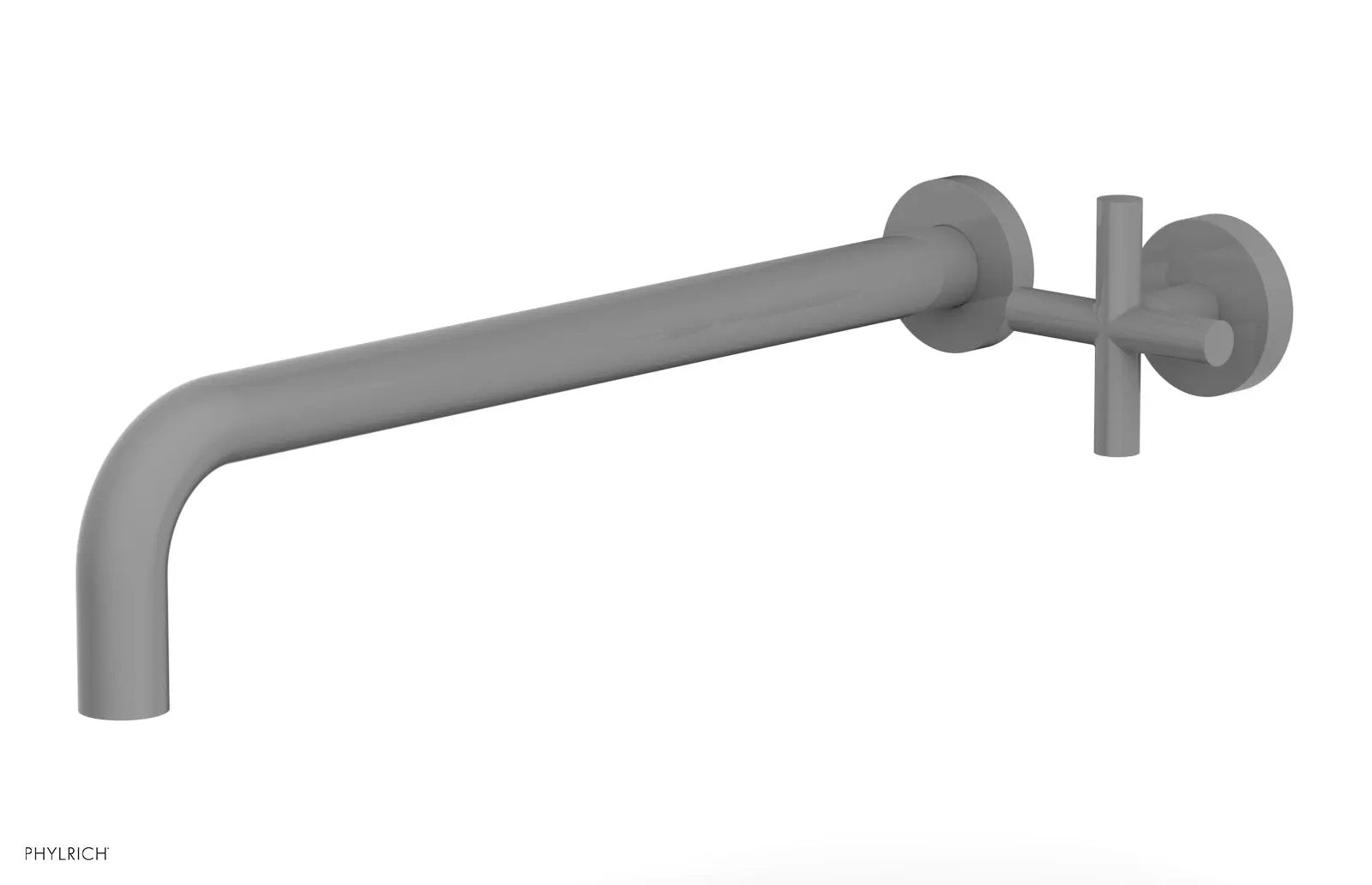 Phylrich TRANSITION 14" Single Handle Wall Lavatory Set - Cross Handle by Phylrich