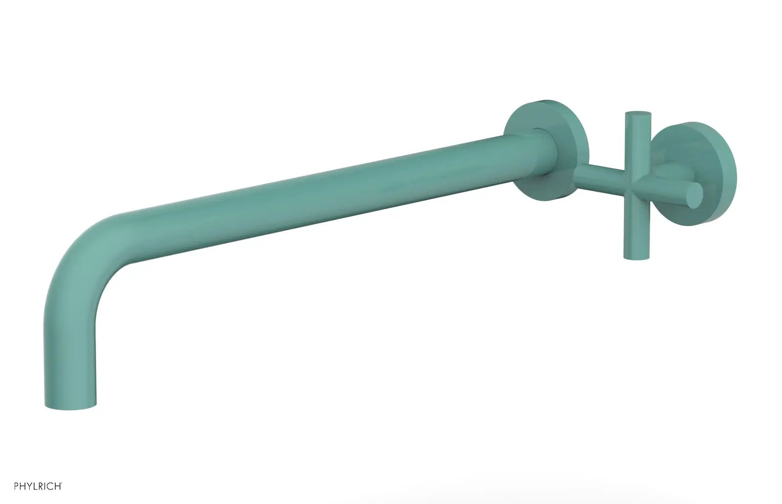 Phylrich TRANSITION 14" Single Handle Wall Lavatory Set - Cross Handle by Phylrich