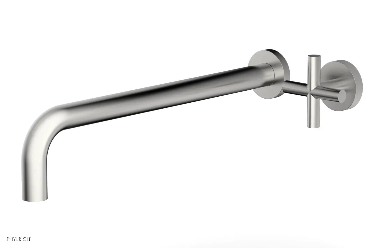 Phylrich TRANSITION 14" Single Handle Wall Lavatory Set - Cross Handle by Phylrich