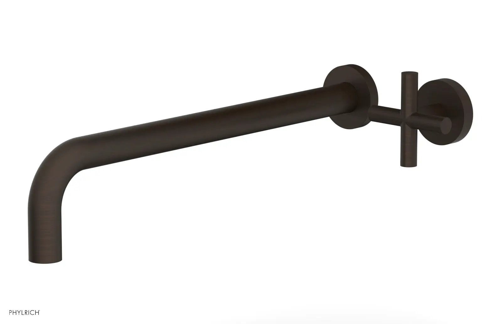 Phylrich TRANSITION 14" Single Handle Wall Lavatory Set - Cross Handle by Phylrich
