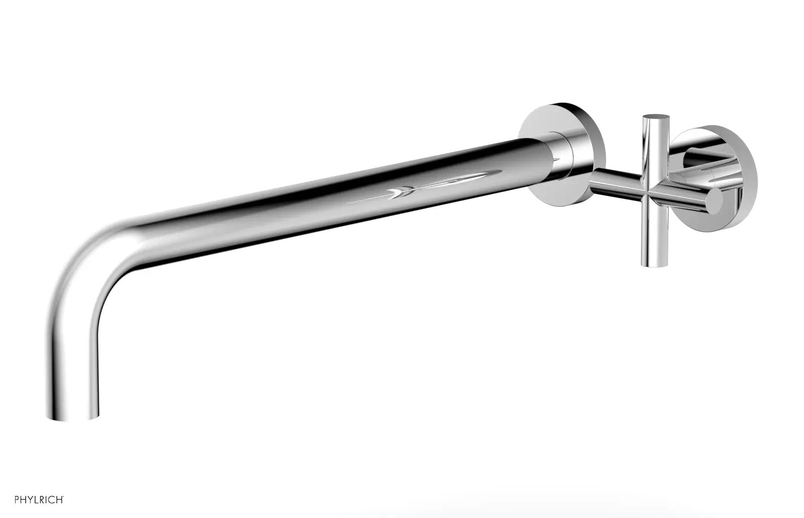 polished chrome lavatory set