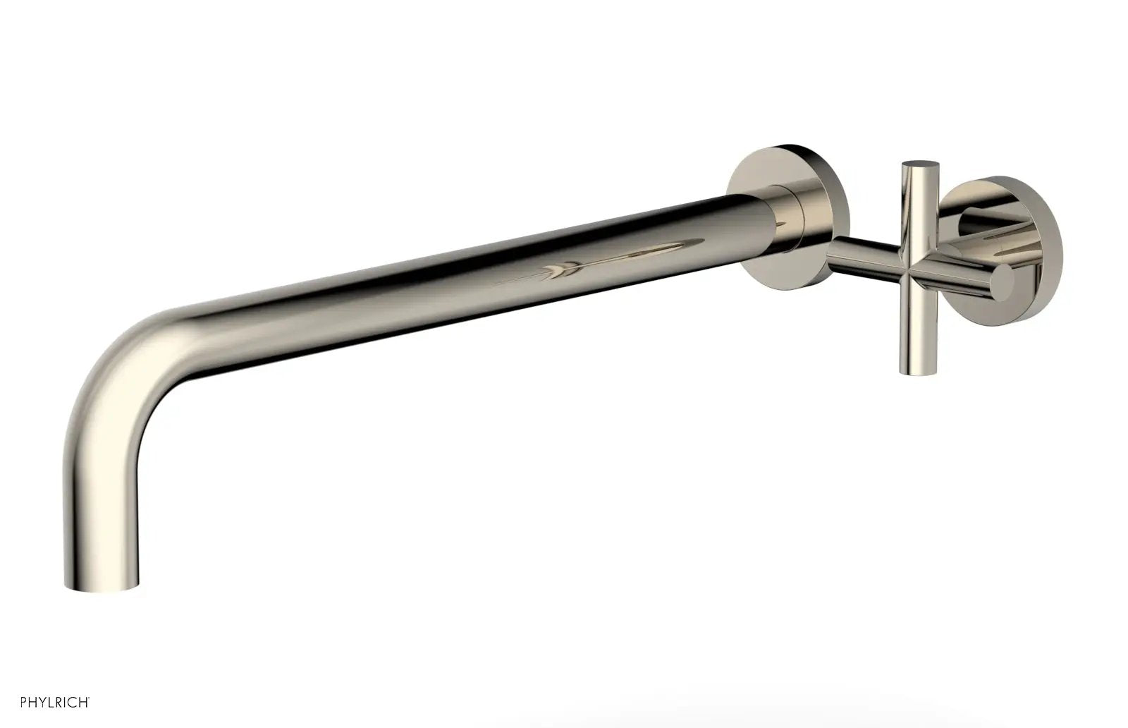 Phylrich TRANSITION 14" Single Handle Wall Lavatory Set - Cross Handle by Phylrich