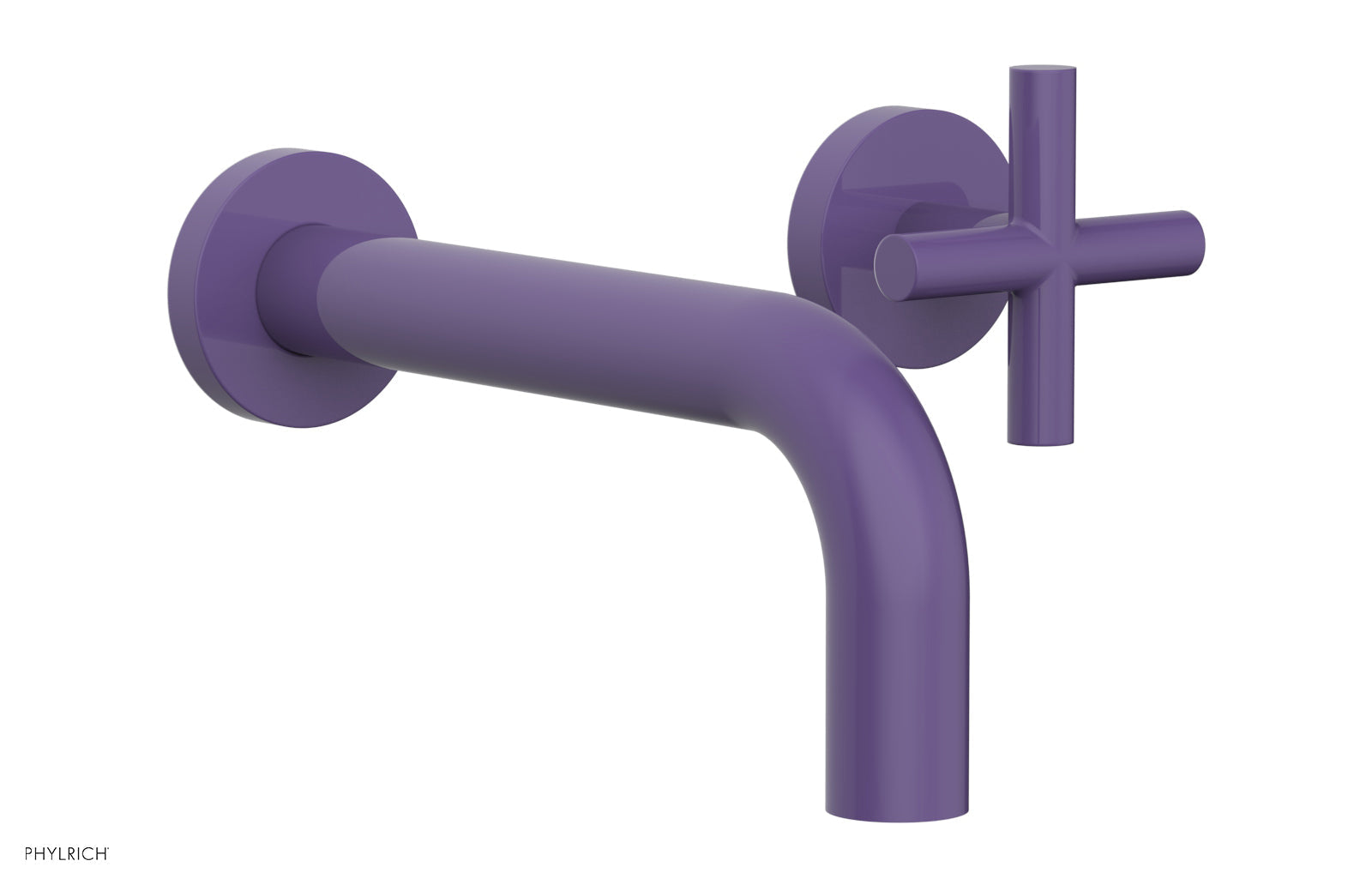 Phylrich TRANSITION Single Handle Wall Lavatory Set - Cross Handles