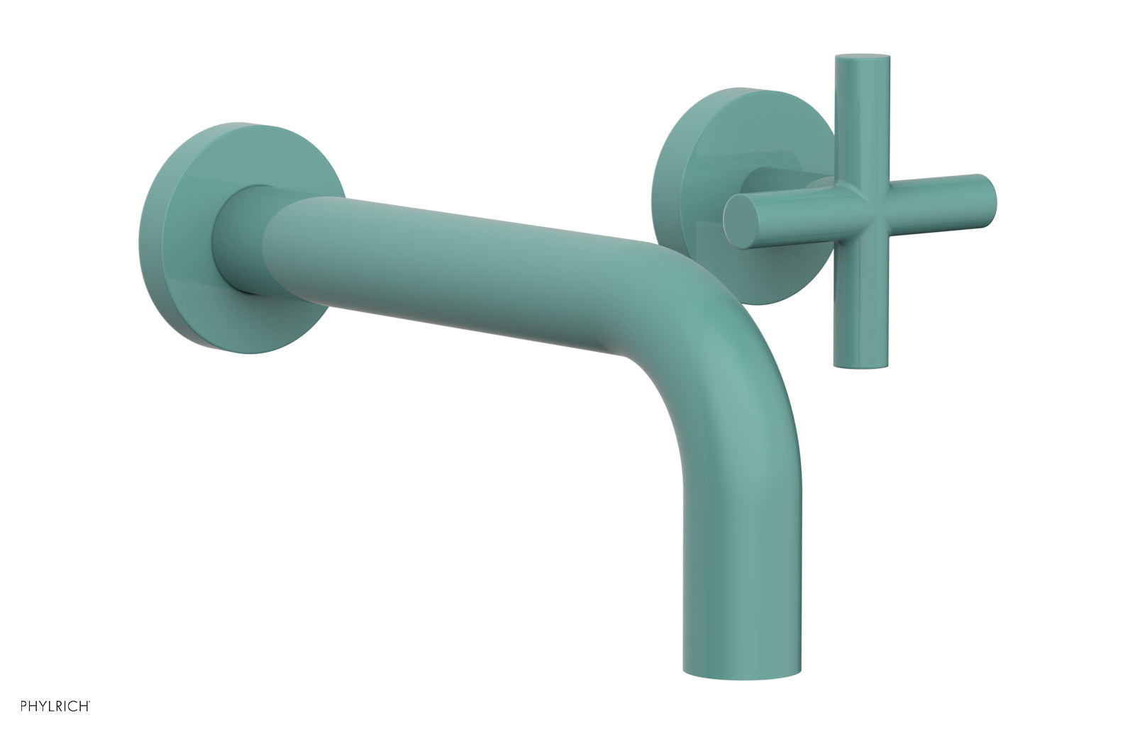 Phylrich TRANSITION Single Handle Wall Lavatory Set - Cross Handles