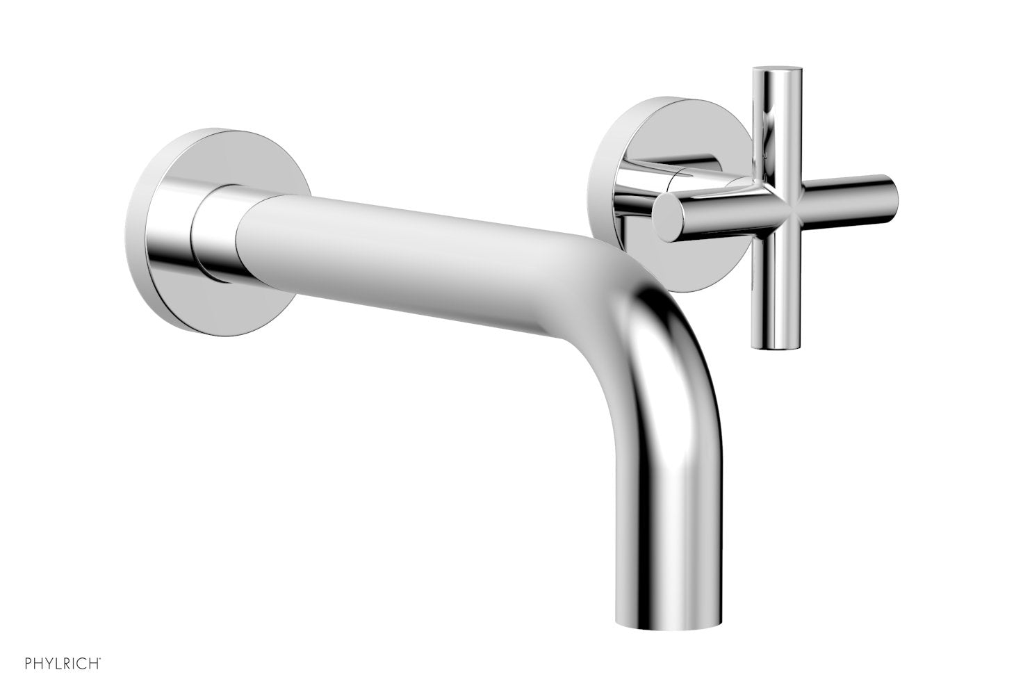 polished chrome lavatory set