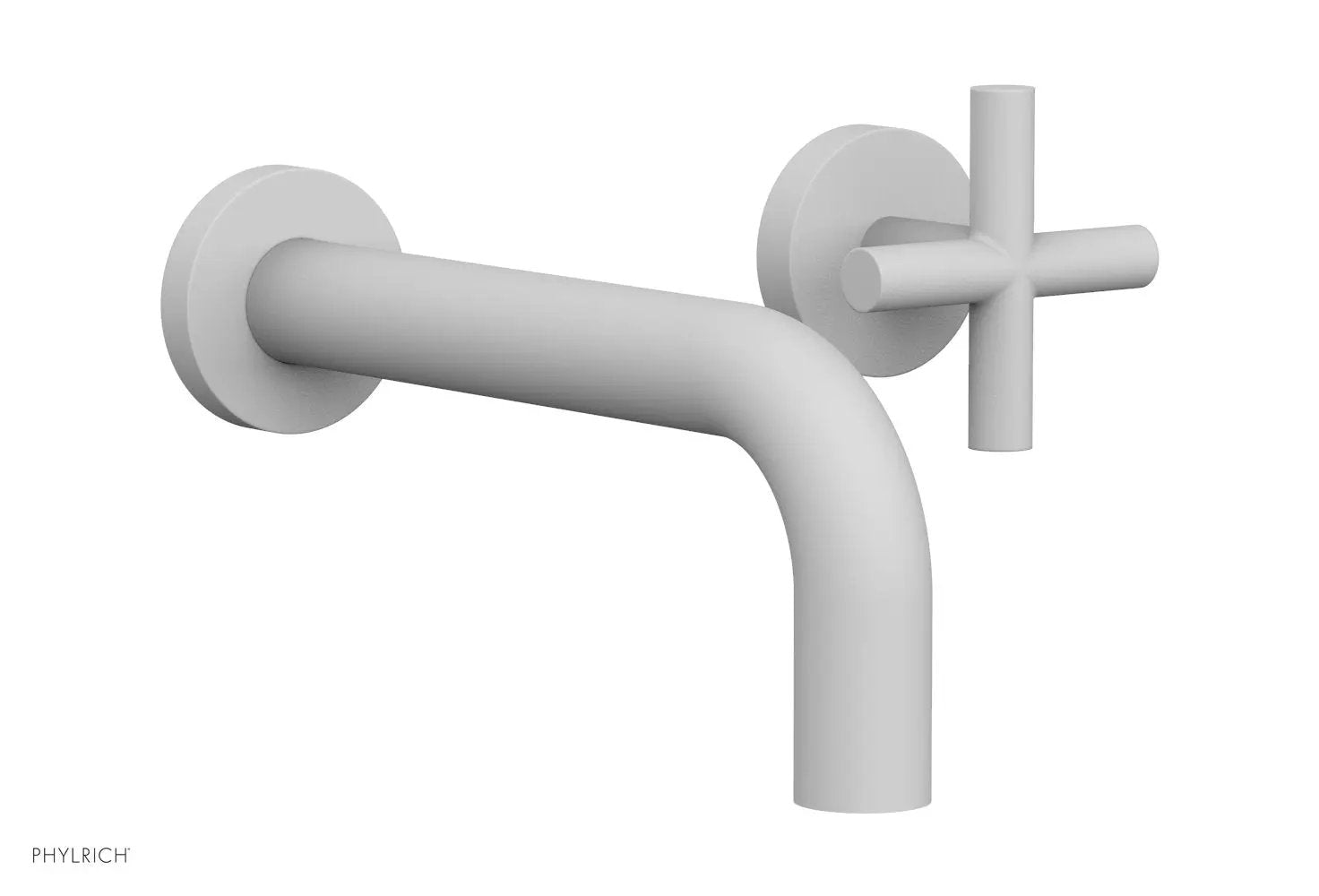 Phylrich TRANSITION Single Handle Wall Lavatory Set - Cross Handles by Phylrich